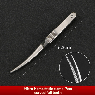 Medical Arterial Clamp Vascular Clamp Microinstrument Blockade Rat Animal Experiment Surgical Cross Hemostatic Clip