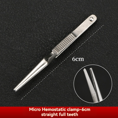 Medical Arterial Clamp Vascular Clamp Microinstrument Blockade Rat Animal Experiment Surgical Cross Hemostatic Clip