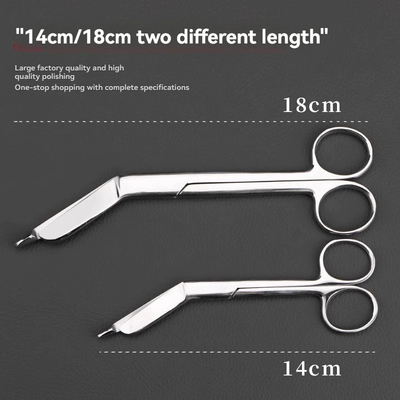 New Model Bandage Scissors 14 cm 18 cm for Bandage Remover Stainless Steel Surgical Bandage Scissors