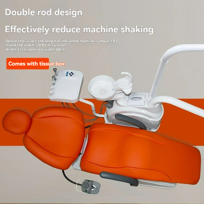 Multi-adjustable Dental Comprehensive Treatment Chair Double-joint Headrest Comfort for Patients