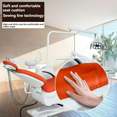Multi-adjustable Dental Comprehensive Treatment Chair Double-joint Headrest Comfort for Patients