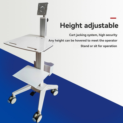All-In-One Computer Station with Driver Hemp Cart Customizable Hospital Furniture with Free Shipping