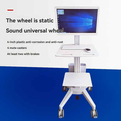All-In-One Computer Station with Driver Hemp Cart Customizable Hospital Furniture with Free Shipping