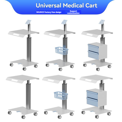 Ergonomic Hospital Rounding Cart Compact Design with Lockable Wheels for Healthcare Facility Rounds