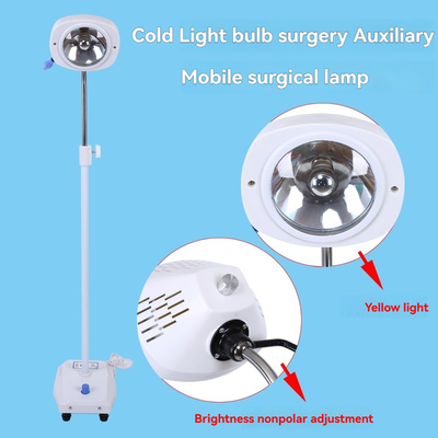 Modern LED Shadowless Surgical Light Electric Floor Stand Resin Metal Material Medical Examination Surgical Light Clinical Use